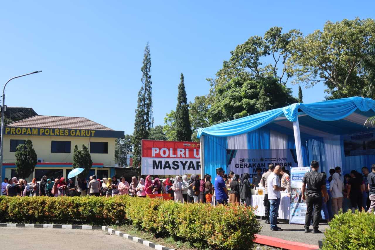 Ringankan Beban Masyarakat, Polres Garut Gelar Gerakan Pangan Murah Selama Ramadhan